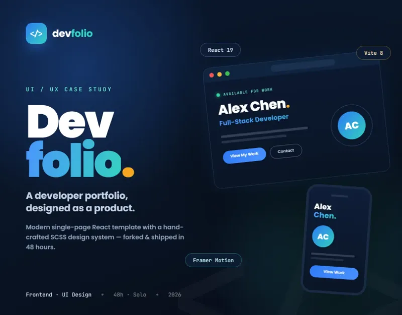 Devfolio — Developer Portfolio